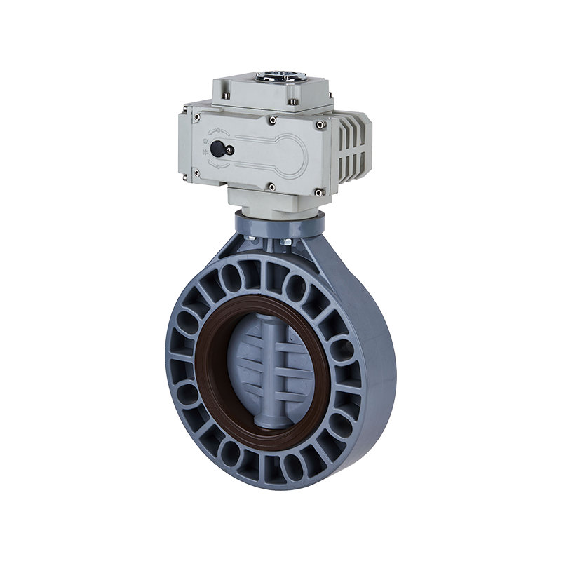 CPVC Elektryske Butterfly Valve DN32-1000