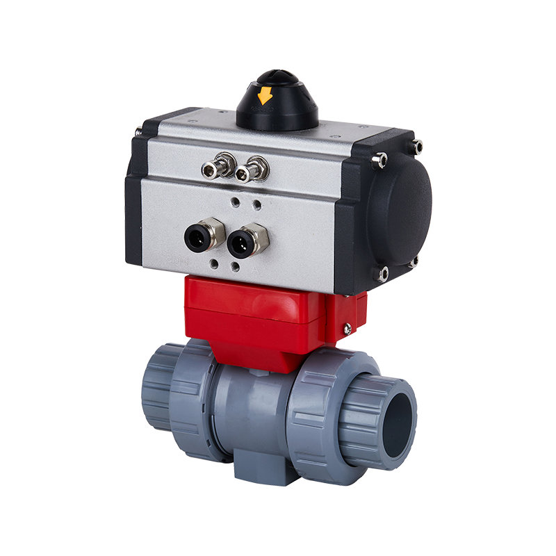 CPVC Pneumatyske Socket Ball Valve DN15-100