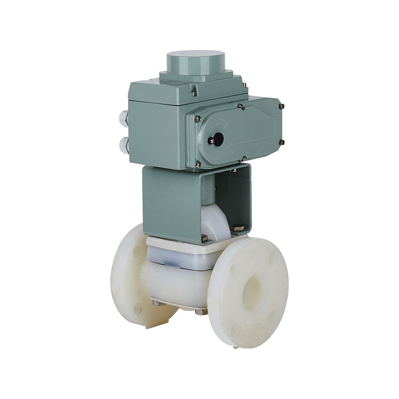 PVDF Elektryske diafragma Valve DN15-300