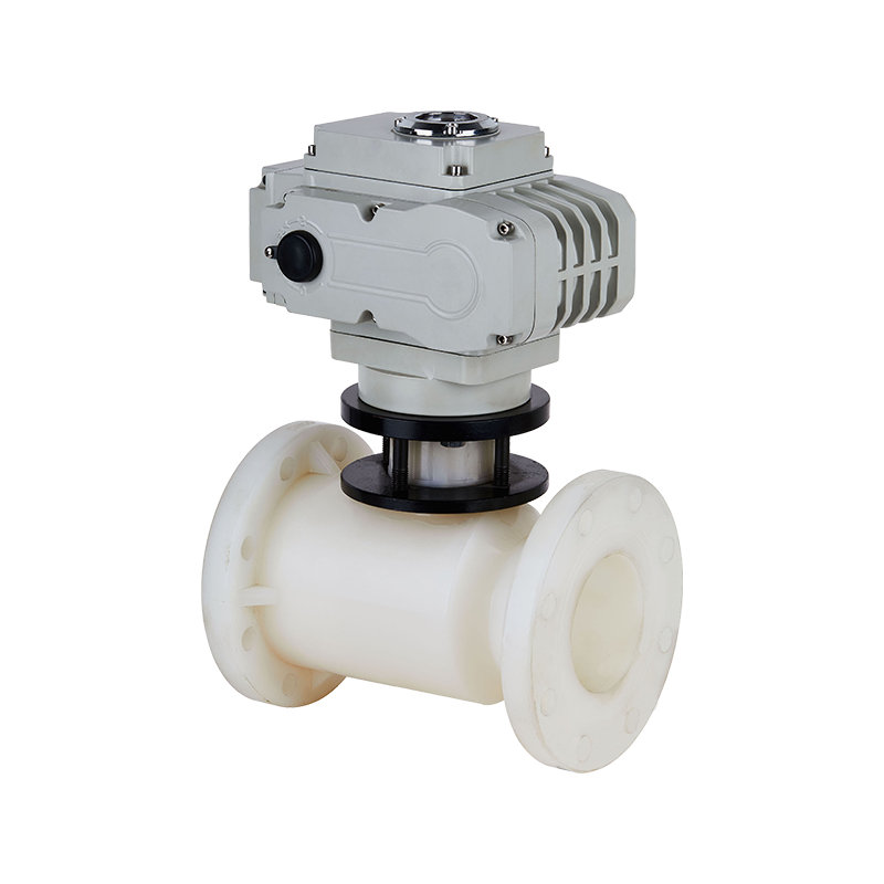 PVDF Electric Flange Ball Valve DN15-300