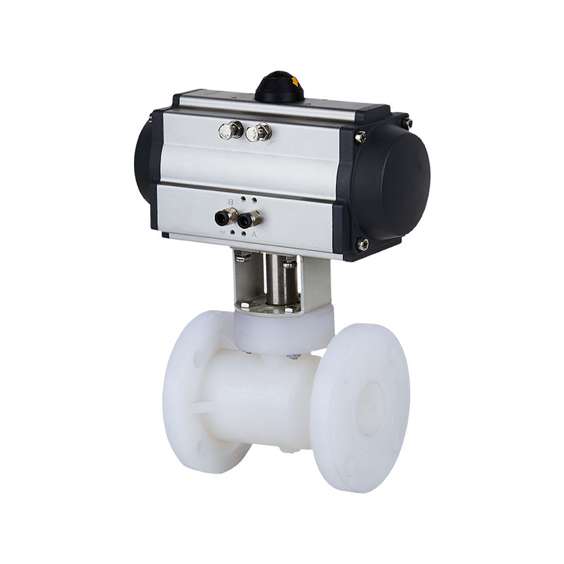 PVDF pneumatyske flange Ball Valve DN15-300