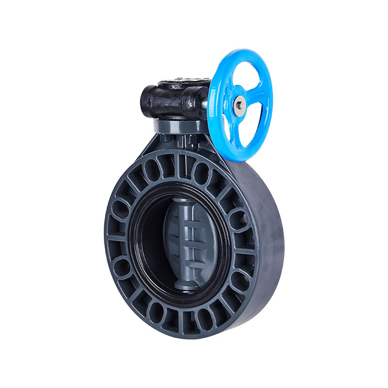 UPVCType B Worm-Gear Butterfly Valve DN40-200